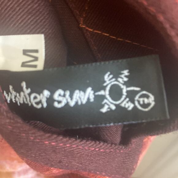 Winter Sun women’s size Medium reversible quilted button front coat - Picture 4 of 5